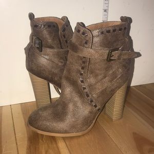 Brown booties